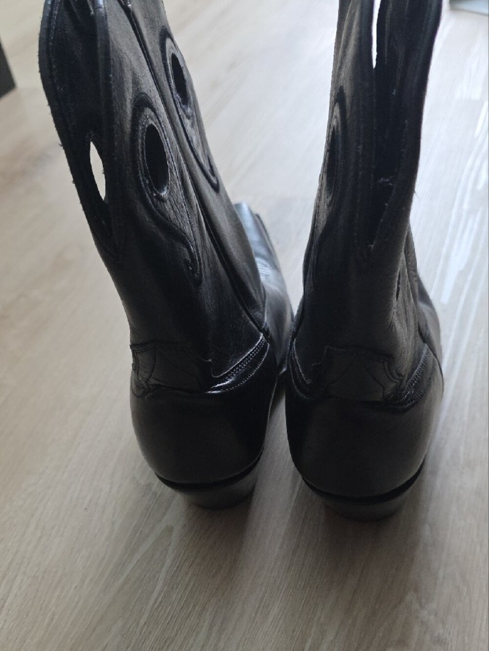 Black Star Leather Matador Women Western Boots - Picture 7 of 16